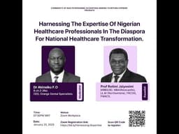 Harnessing the expertise of Nigerian Healthcare professionals in the Diaspora ...